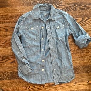 Boys Chambray GAP button down shirt